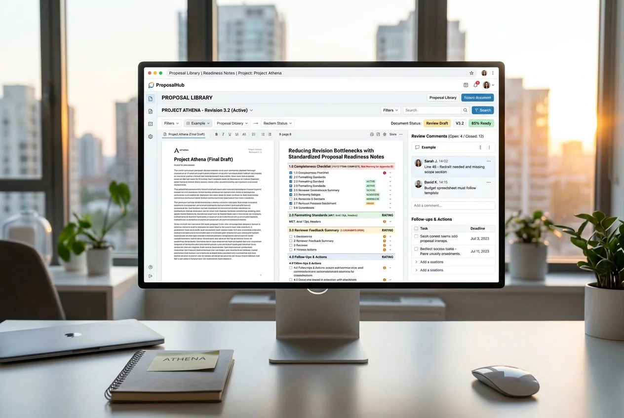 Reducing Revision Bottlenecks with Standardized Proposal Readiness Notes