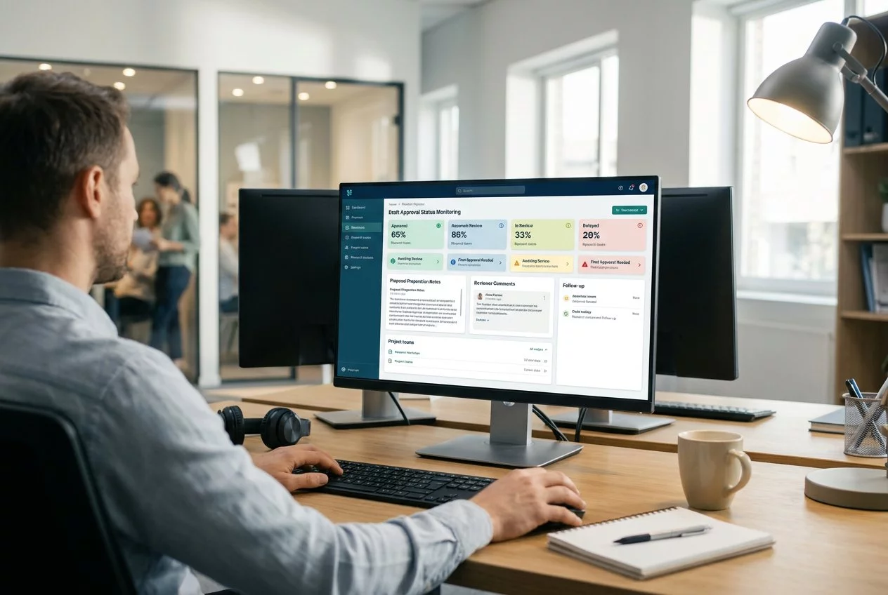 Draft Approval Status Monitoring