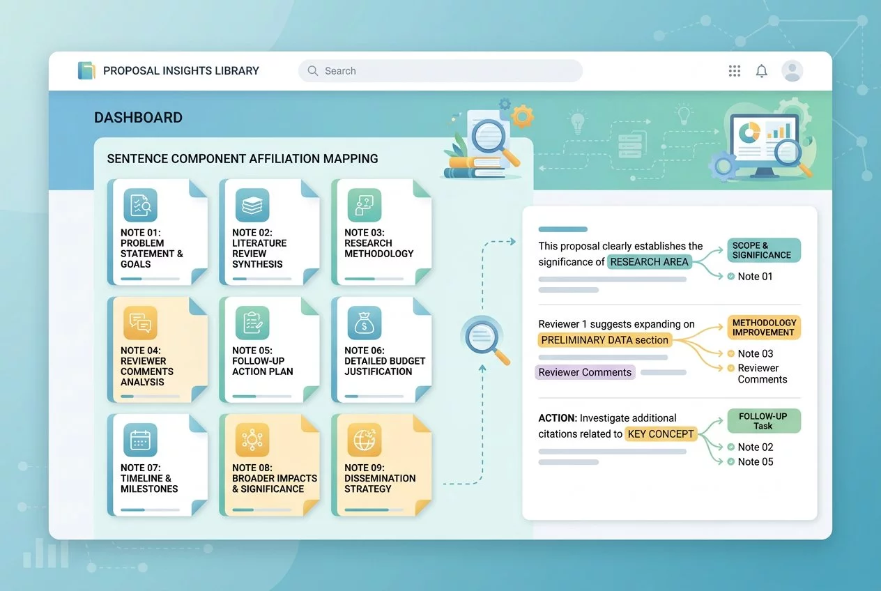 Proposal Component Ownership Mapping