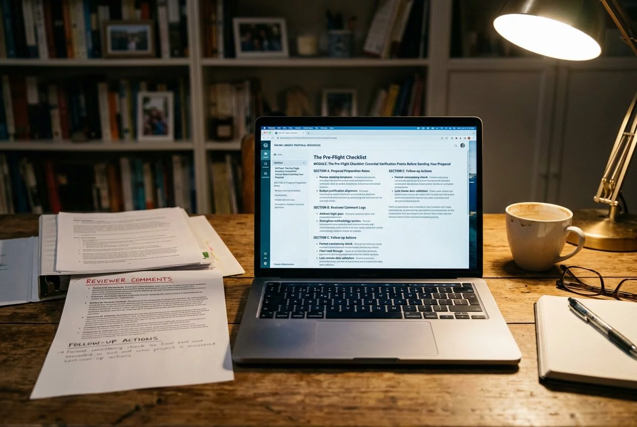 The Pre-Flight Checklist: Essential Verification Points Before Sending Your Proposal